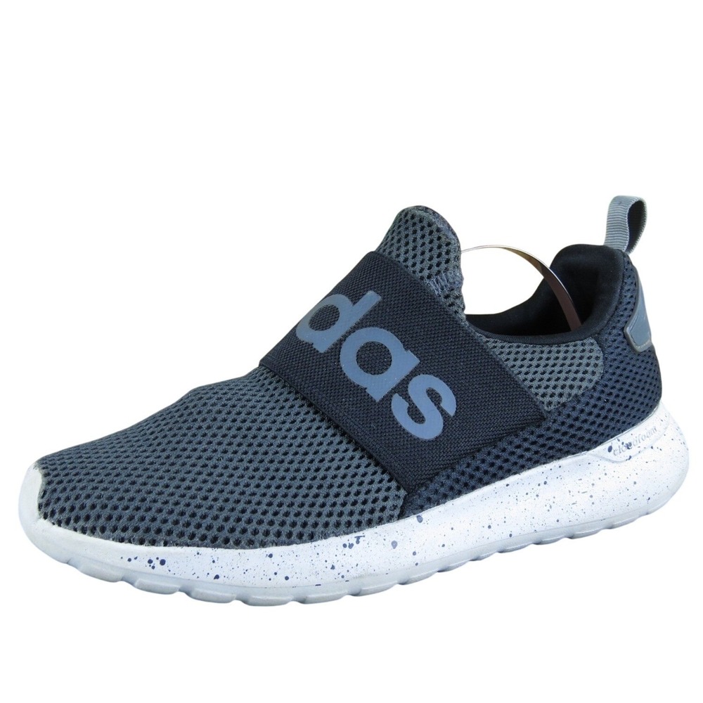 Adidas Lite Racer Adapt 4.0 Men 6 Black Mesh Slip-On Sneaker Lightweight Comfort